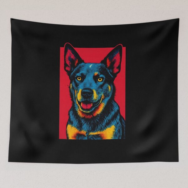 Item preview, Pop Art Cattle Dog designed and sold by Uglyandcute.
