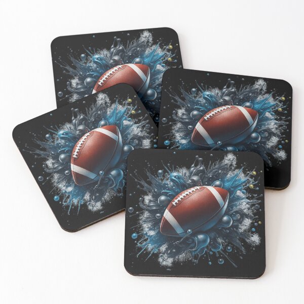 Item preview, Explosive Football Art with Ink Splash and Metallic Effects designed and sold by haitrieuic96.