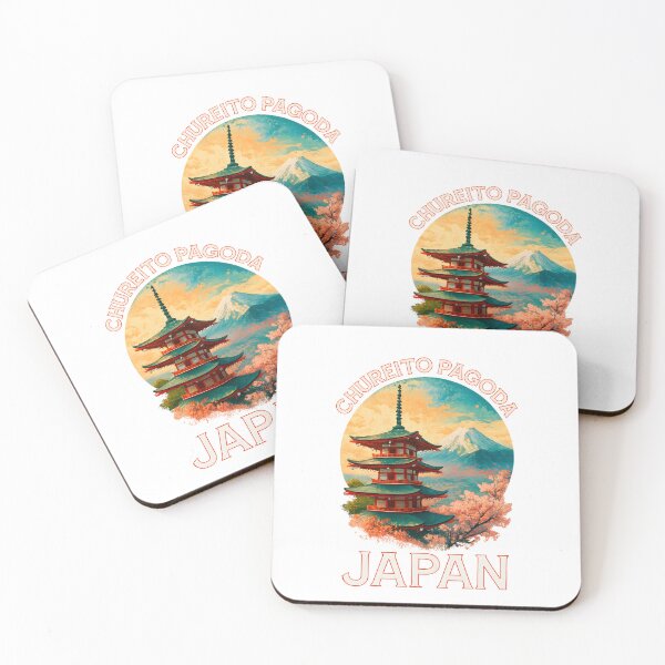 Item preview, Chureito Pagoda with Mount Fuji – Japan Travel Art designed and sold by inkNext.