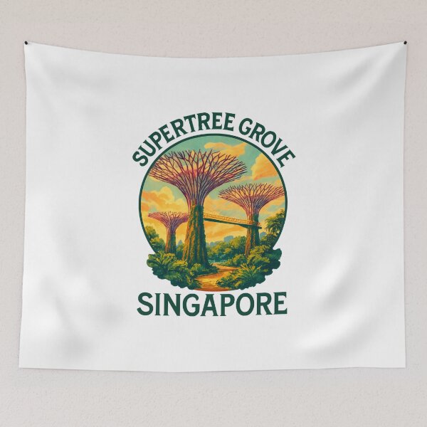 Item preview, Supertree Grove – Gardens by the Bay, Singapore designed and sold by inkNext.