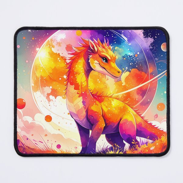 Item preview, AI Generated Art Dinosaur with Planet Colorful designed and sold by Phloxy-Fables.