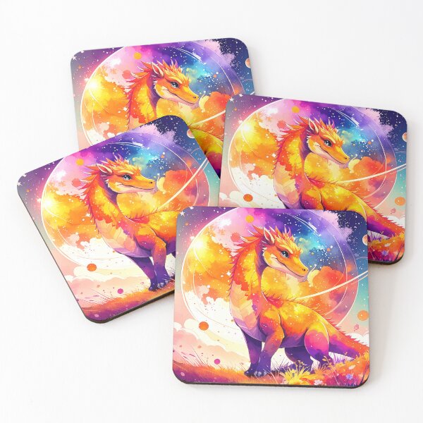Item preview, AI Generated Art Dinosaur with Planet Colorful designed and sold by Phloxy-Fables.