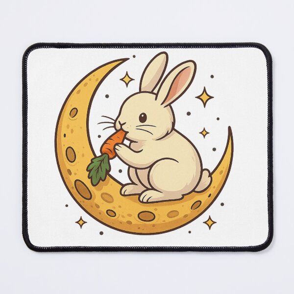 Item preview, Moonbite Bunny – Cute Lunar Rabbit Illustration designed and sold by JWP789.