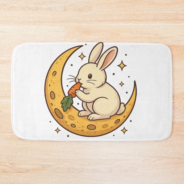 Item preview, Moonbite Bunny – Cute Lunar Rabbit Illustration designed and sold by JWP789.