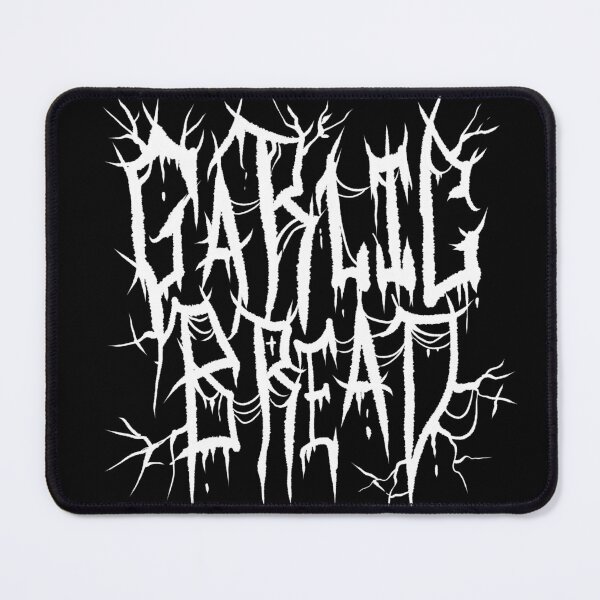 Item preview, Garlic Bread Metal Logo designed and sold by Kelza Pilkington.