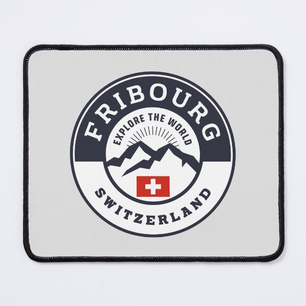 Item preview, Fribourg Switzerland Black and White Crest designed and sold by World Designs.