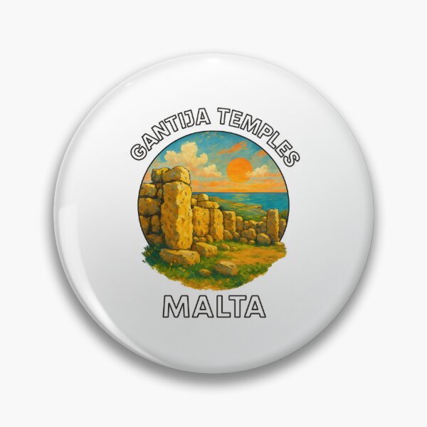 Item preview, Ggantija Temples – Ancient Megalithic Ruins in Malta designed and sold by inkNext.