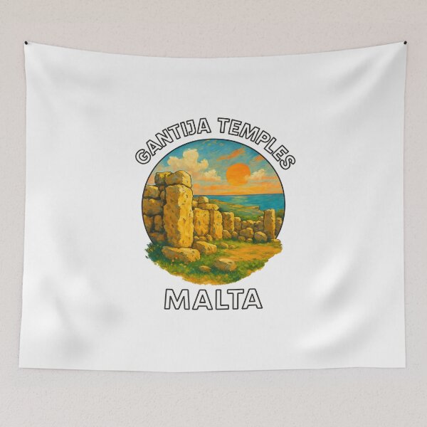 Item preview, Ggantija Temples – Ancient Megalithic Ruins in Malta designed and sold by inkNext.