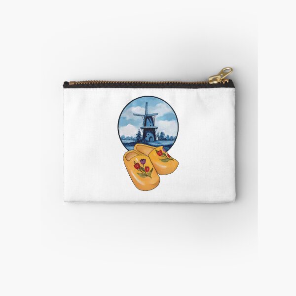 Item preview, Dutch Wooden Shoes and Delft Blau Windmill, Netherlands, Holland designed and sold by JoyfulWhimsy.