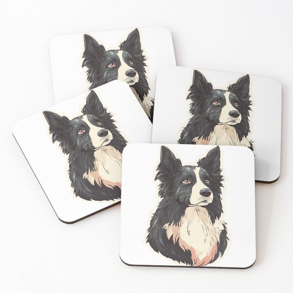 Item preview, Intelligent Border Collie Dog Art designed and sold by bapupa.