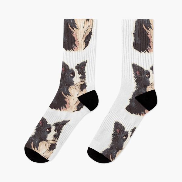 Item preview, Energetic Border Collie Dog Friend Art designed and sold by bapupa.
