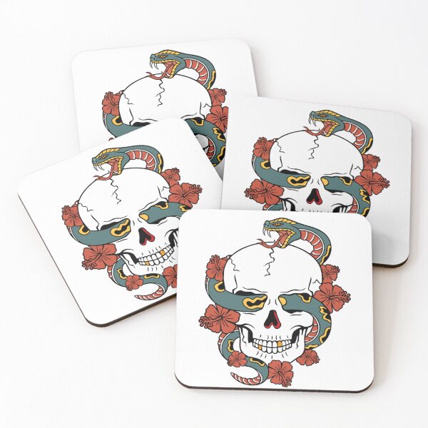 Item preview,  Skull and snake designed and sold by Gosticky004.