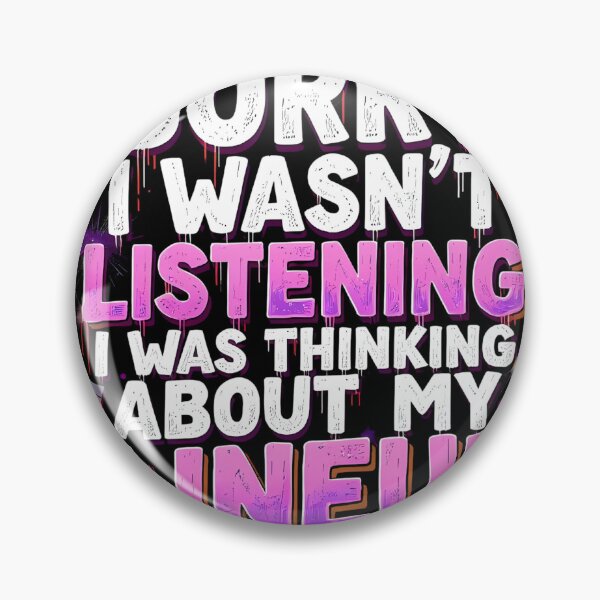 Item preview, "Sorry I Wasn't Listening, I Was Thinking About My Lineup" Fantasy Sports Tee designed and sold by AI-volution.