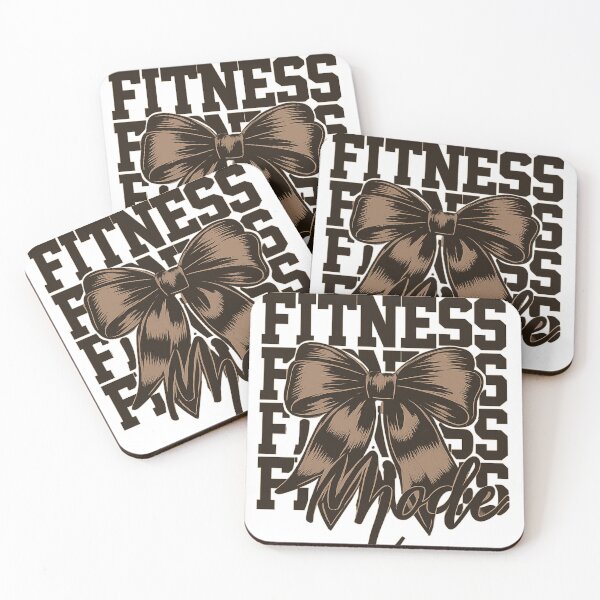 Item preview, Fitness Mode Typography with Stylish Bow Graphic designed and sold by haitrieuic96.