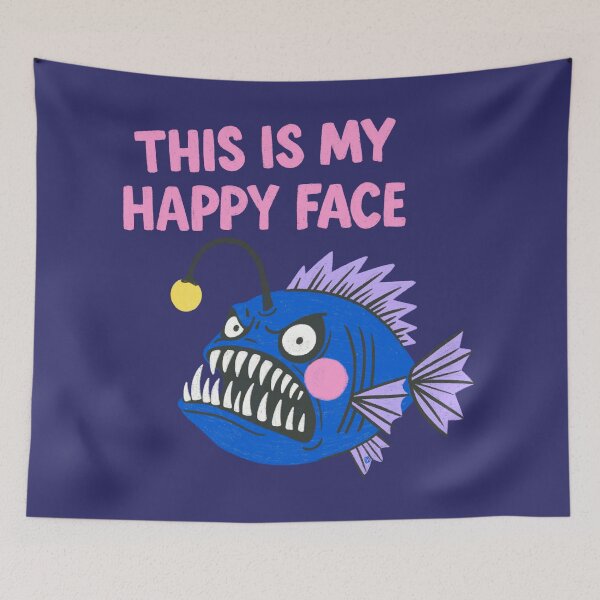 Item preview, This Is My Happy Face designed and sold by Itouchedabee.