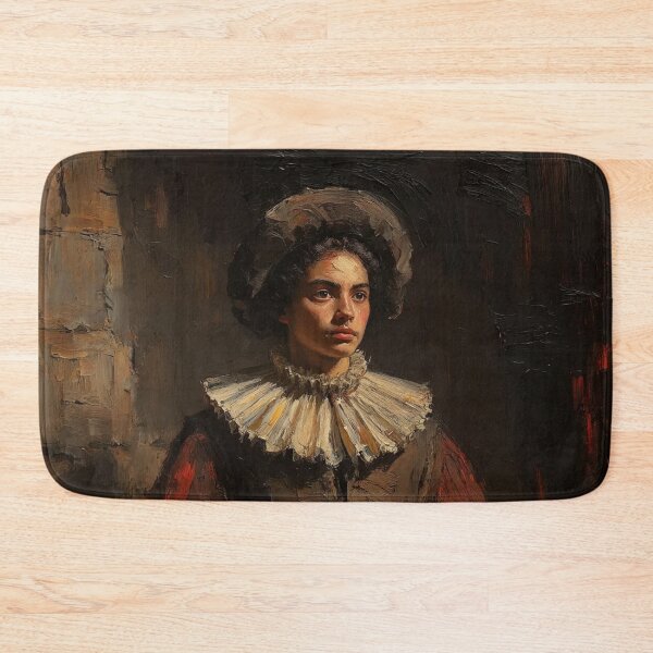 Item preview, Medieval woman wearing a Ruff collar vintage artwork designed and sold by Vintage Designs +.
