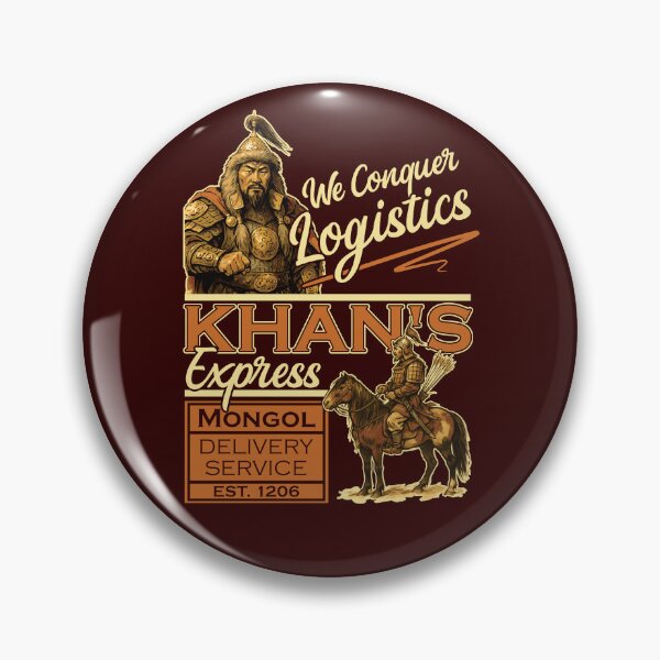 Item preview, Genghis Khan's Express Mongol Horse Delivery Service designed and sold by MehMerchTees.