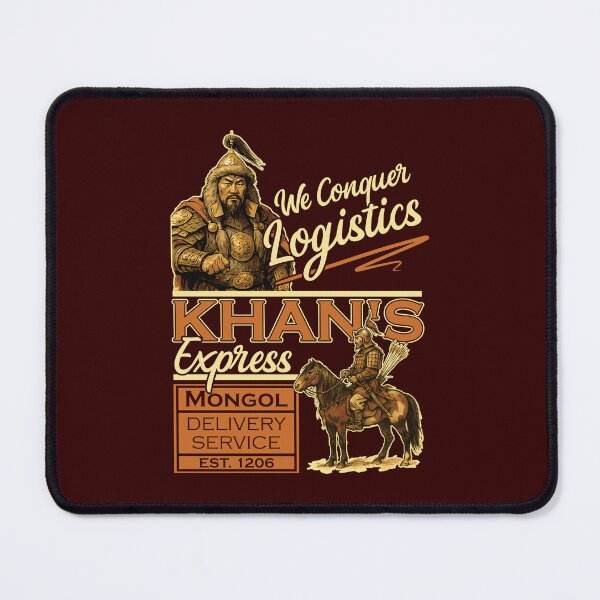 Item preview, Genghis Khan's Express Mongol Horse Delivery Service designed and sold by MehMerchTees.