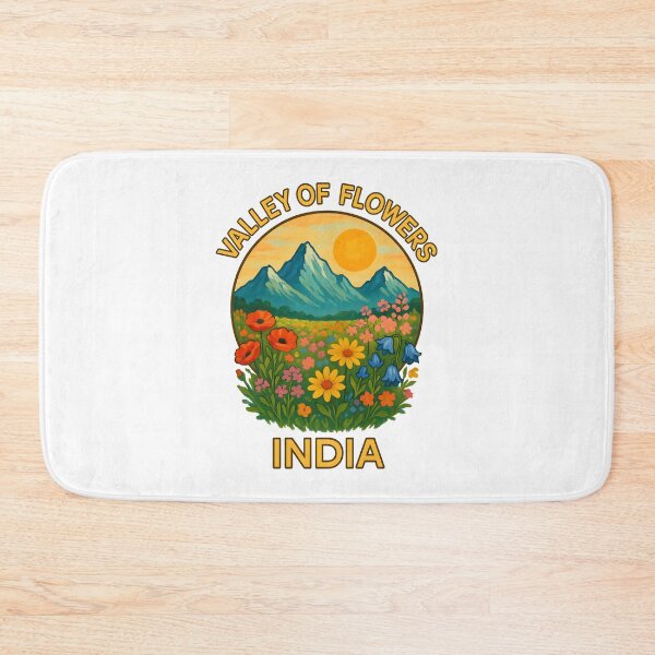 Item preview, Valley of Flowers National Park - India Floral Landscape designed and sold by inkNext.