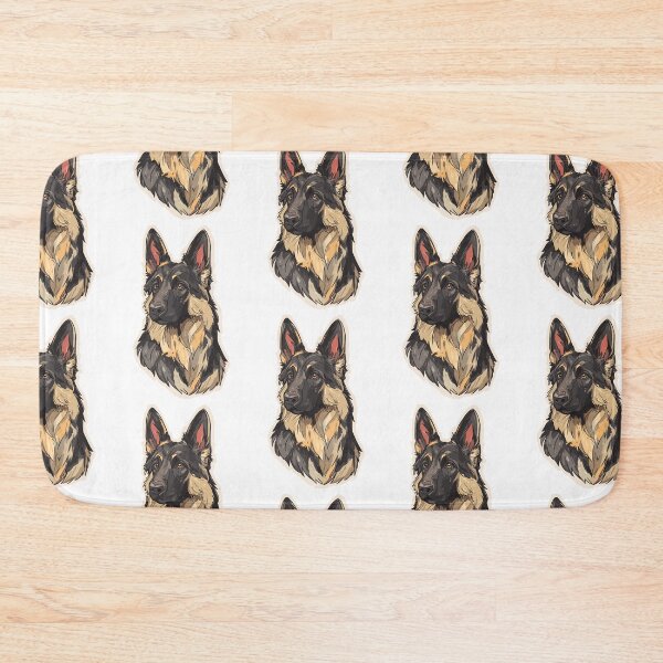 Item preview, Loyal German Shepherd Dog Art designed and sold by bapupa.