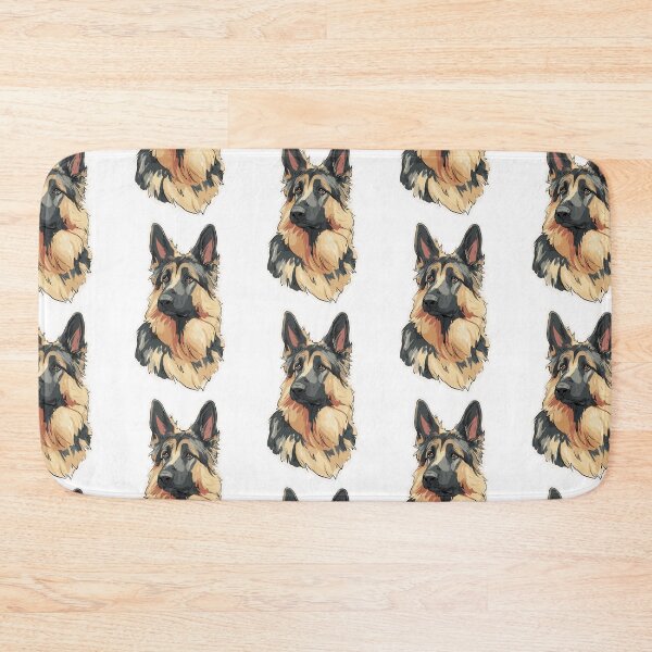 Item preview, Protective German Shepherd Dog Portrait Art designed and sold by bapupa.