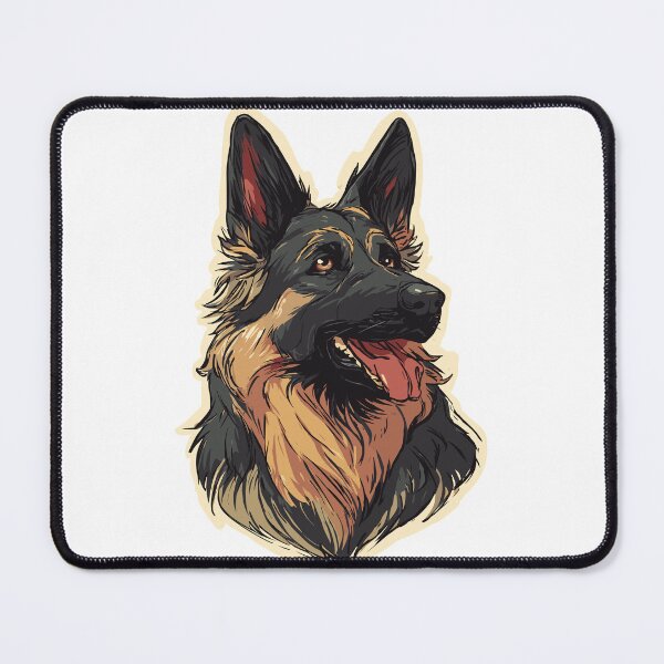 Item preview, Brave German Shepherd Dog Spirit Art designed and sold by bapupa.