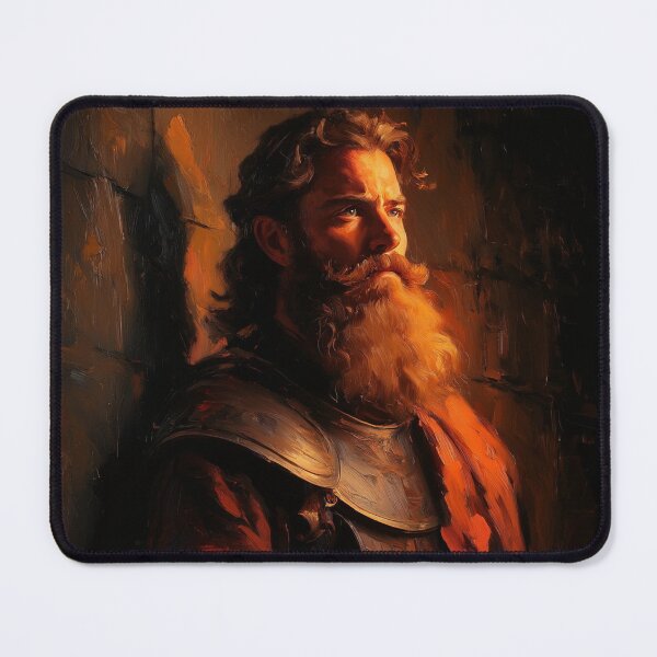 Item preview, Medieval man with long red beard vintage artwork designed and sold by Vintage Designs +.