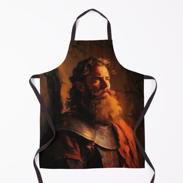 Item preview, Medieval man with long red beard vintage artwork designed and sold by Vintage Designs +.