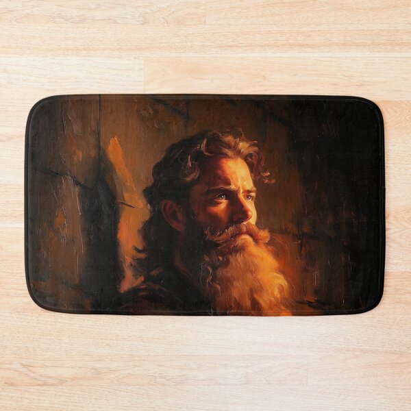 Item preview, Medieval man with long red beard vintage artwork designed and sold by Vintage Designs +.