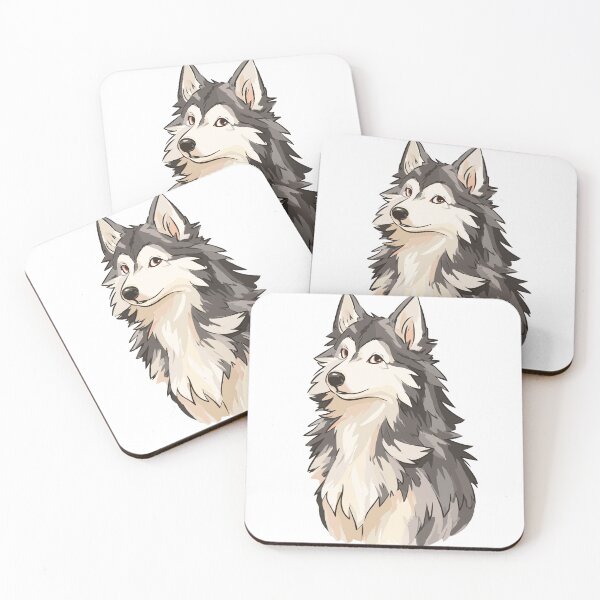 Item preview, Noble Husky Dog Art designed and sold by bapupa.