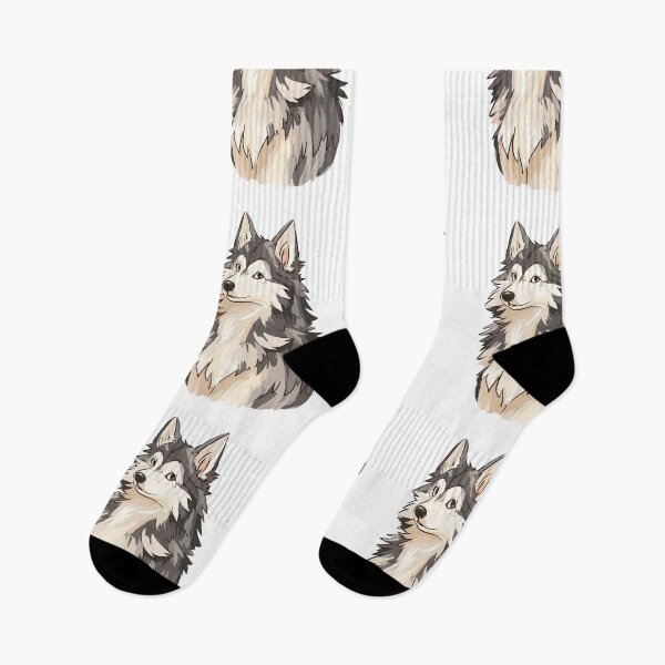 Item preview, Noble Husky Dog Art designed and sold by bapupa.