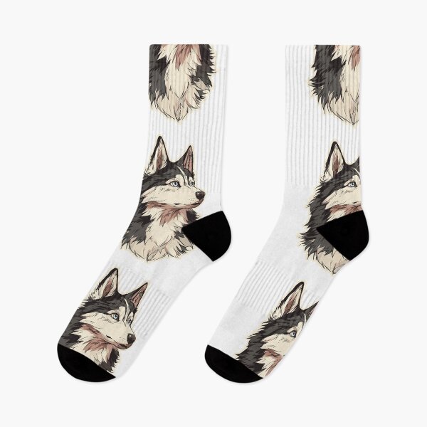 Item preview, Vigilant Husky Dog Art designed and sold by bapupa.