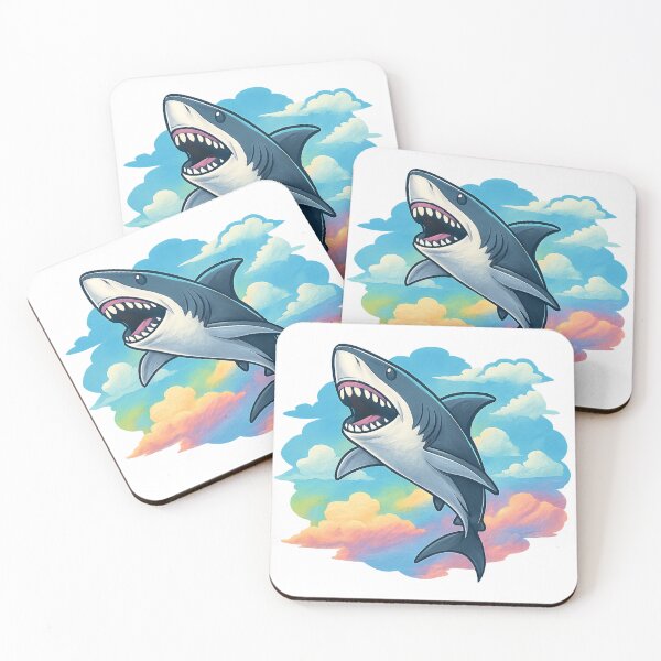 Item preview, Above the Norm – Flying Shark Minimalist Art designed and sold by JWP789.