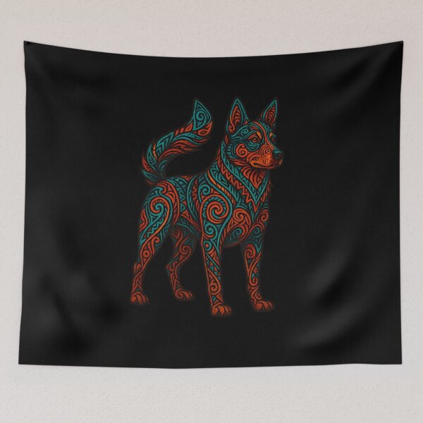 Item preview, Tribal Spectrum Heeler designed and sold by Uglyandcute.