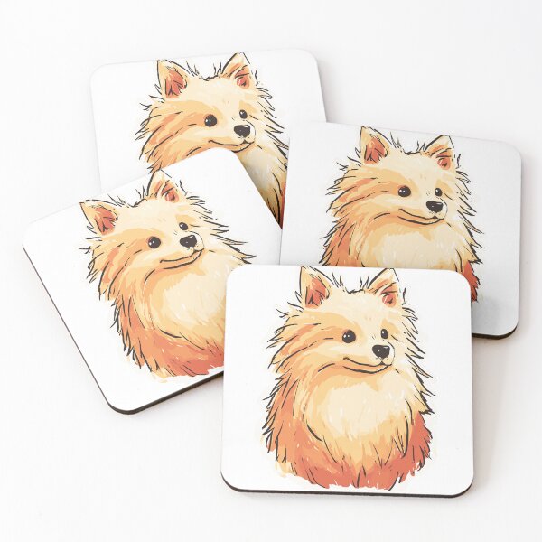 Item preview, Playful Pomeranian Dog Art designed and sold by bapupa.