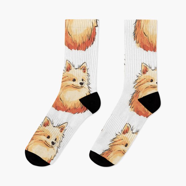 Item preview, Playful Pomeranian Dog Art designed and sold by bapupa.