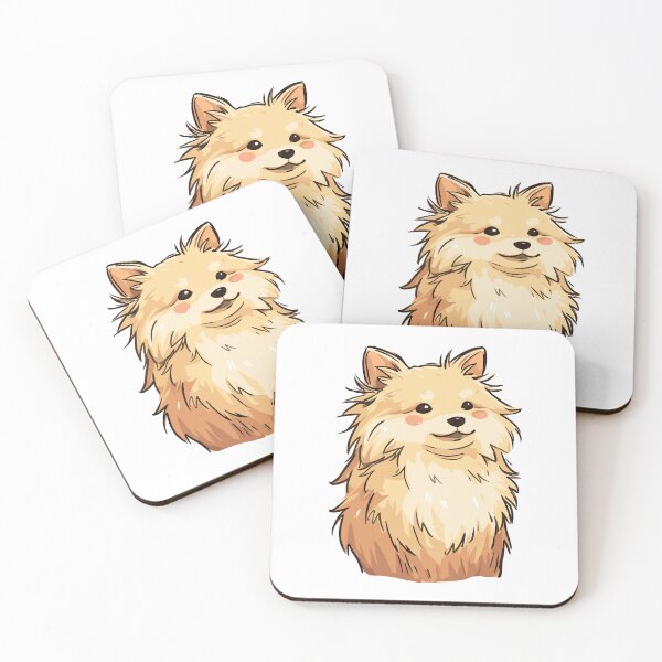Item preview, Fluffy Pomeranian Dog Art designed and sold by bapupa.