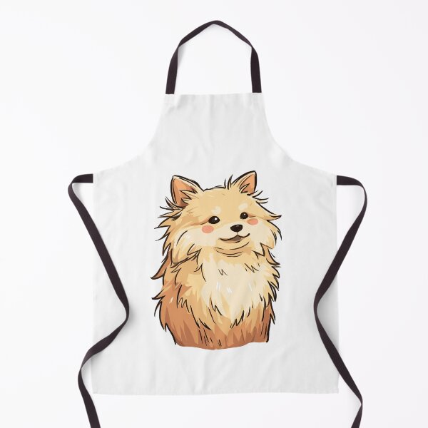 Item preview, Fluffy Pomeranian Dog Art designed and sold by bapupa.