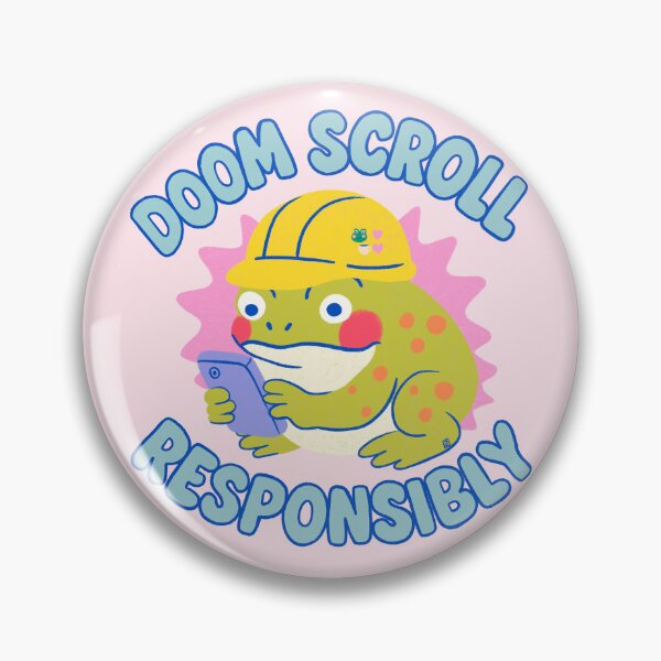 Item preview, Doom Scroll Responsibly designed and sold by Itouchedabee.