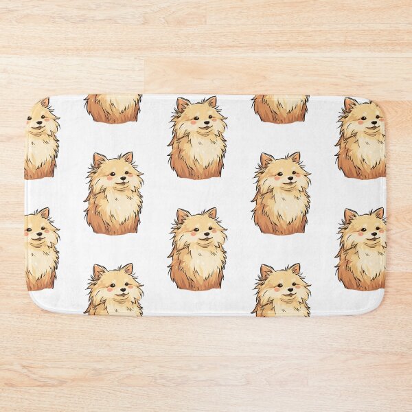 Item preview, Fluffy Pomeranian Dog Art designed and sold by bapupa.