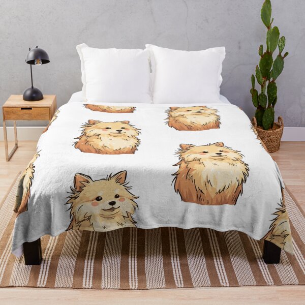 Item preview, Fluffy Pomeranian Dog Art designed and sold by bapupa.