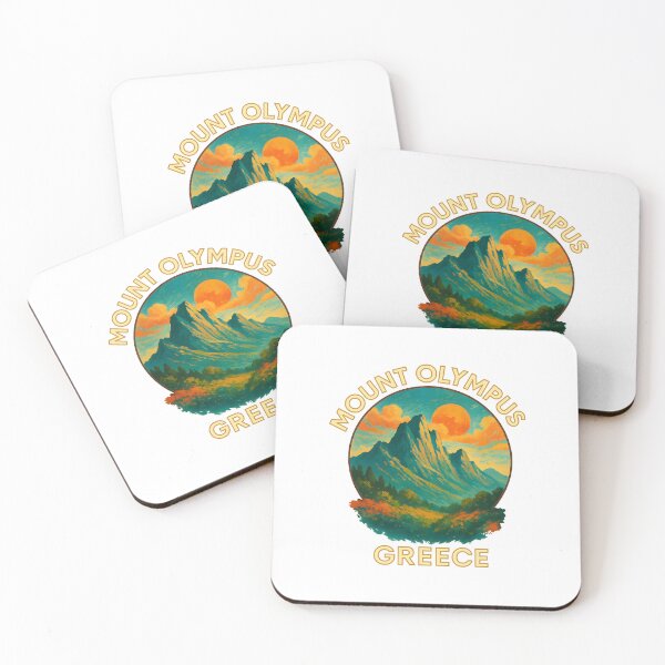 Item preview, Mount Olympus Greece - Mythology Mountain Art designed and sold by inkNext.