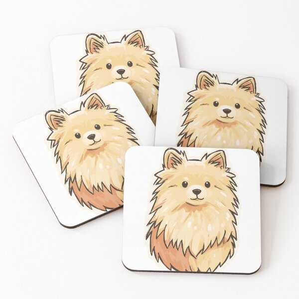 Item preview, Tiny Pomeranian Dog Art designed and sold by bapupa.