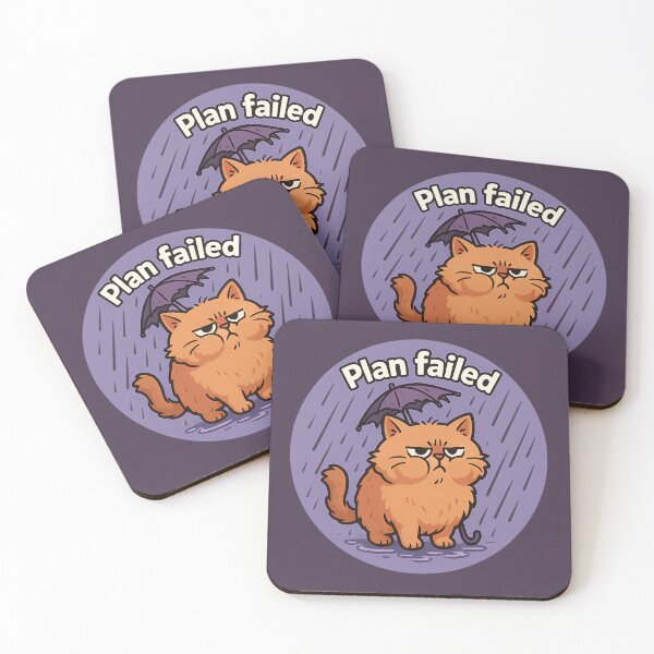 Item preview, Grumpy Cat Plan Failed Art designed and sold by Yuliya Brush.