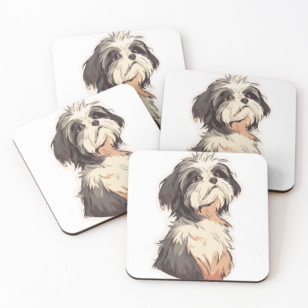 Item preview, Playful Shih Tzu Dog Art designed and sold by bapupa.