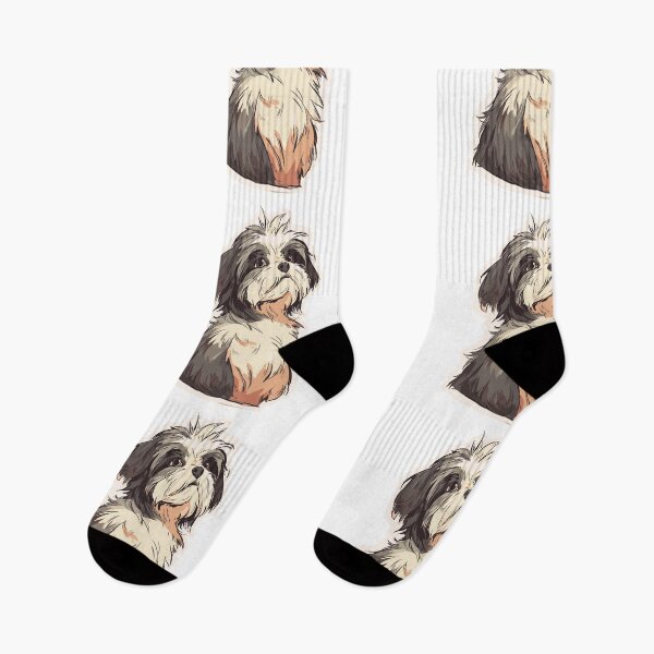 Item preview, Playful Shih Tzu Dog Art designed and sold by bapupa.