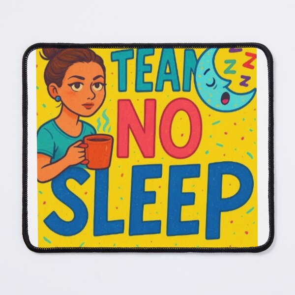 Item preview, Team No Sleep designed and sold by MidnightMoodCo.