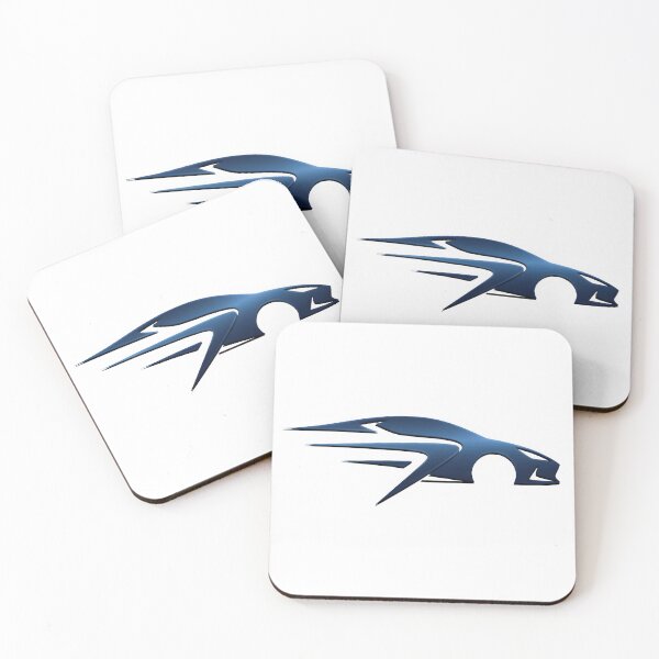 Item preview, Sleek Blue Speed Car Silhouette Design for Car Enthusiasts designed and sold by DASK-VIBES.