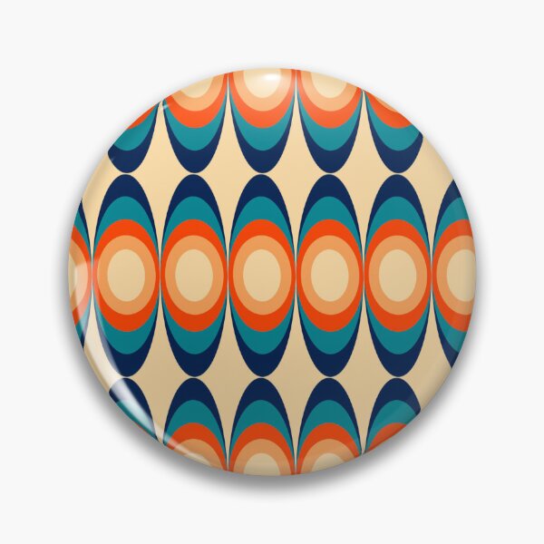 Item preview, Vintage 70s Pattern with Summer Colors designed and sold by Studio Pico.