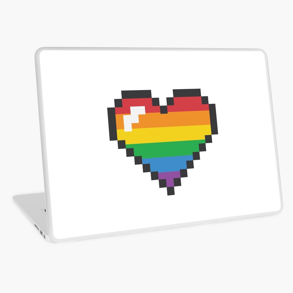 Prideheart (Pixelart 32x32) by realyukine on DeviantArt